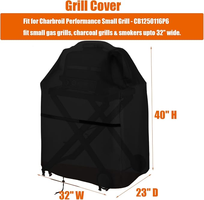Grills Cover for Charbroil Performance Small Grill - Image 3