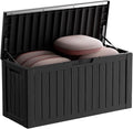 80 Gallon Waterproof Resin Deck Box, UV Resistant Outdoor Storage by KFY