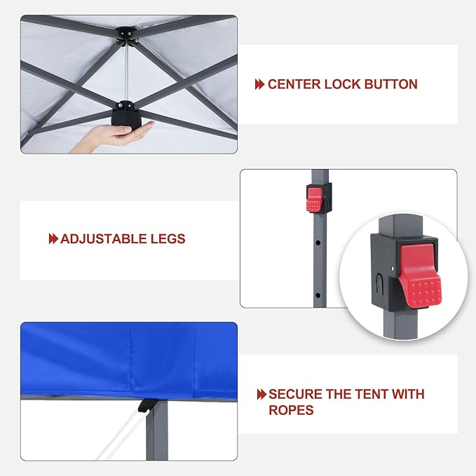 ABCCANOPY 10x10 Pop Up Canopy - Image 8