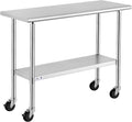 ROCKPOINT Stainless Steel Table by ROCKPOINT