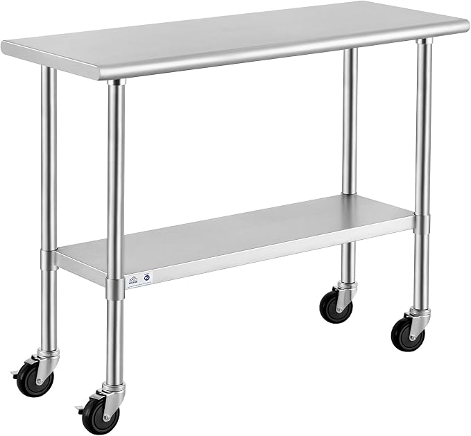 ROCKPOINT Stainless Steel Table by ROCKPOINT