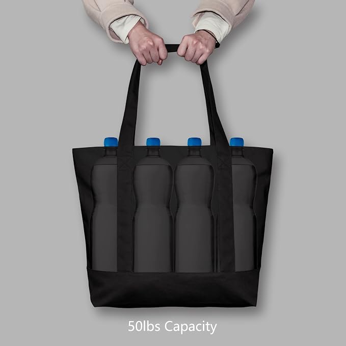 TOPDesign 6-Pack Canvas Tote Bags - Image 6