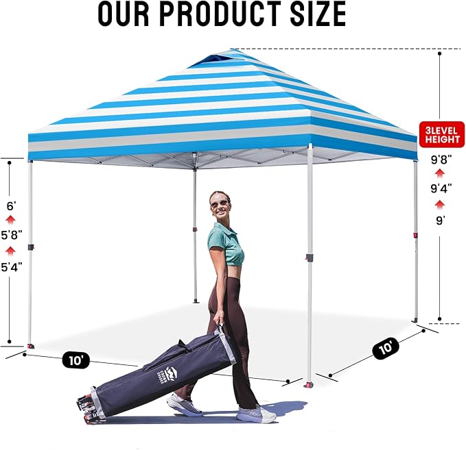 CROWN SHADES 10x10 Pop Up Canopy - Image 6