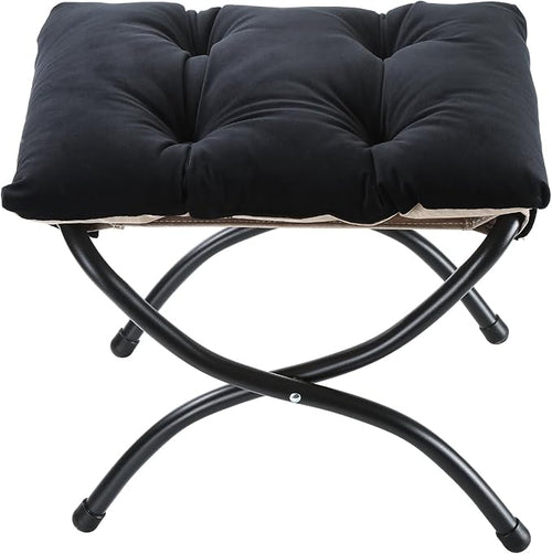 15" Foldable Foot Stool Ottoman by WELL-STRONG