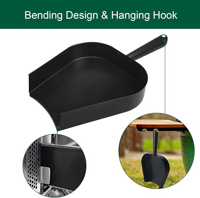 18” BBQ Ash Removal Tool and Ash Pan - Image 4