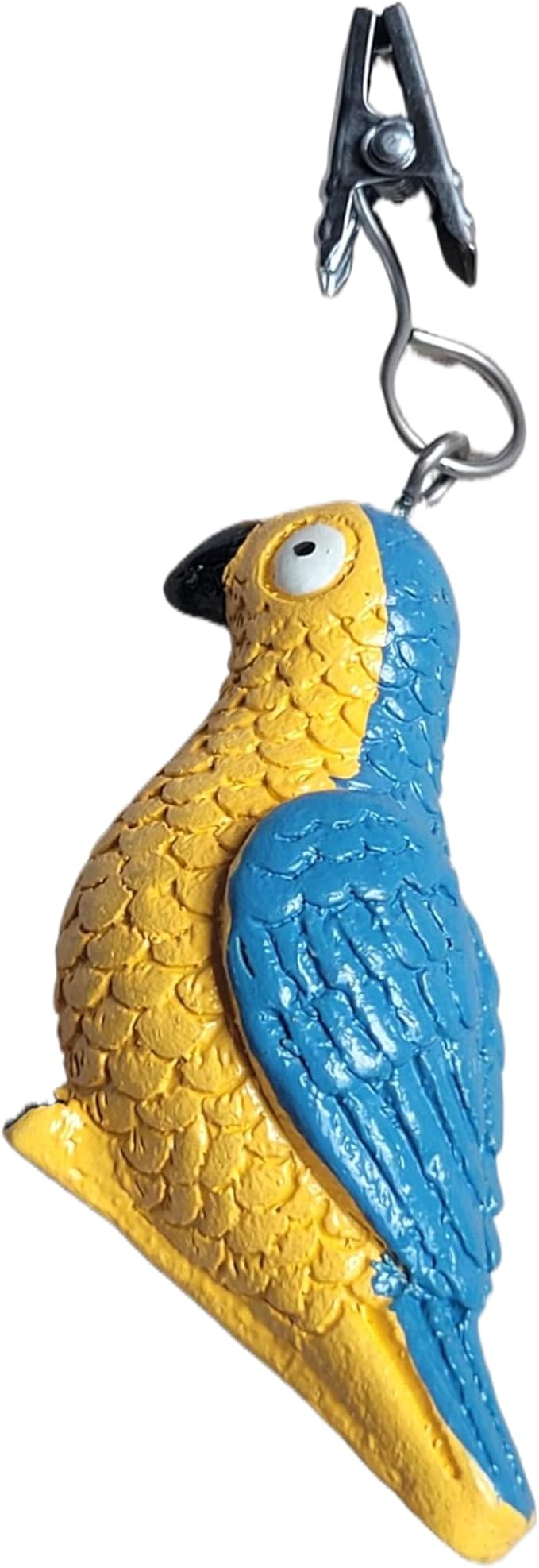 TwoFish Home Set of 4 Colorful Parrot Resin Tablecloth Weights Clips Colorful - Image 8