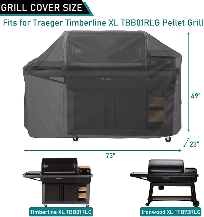 ZJYWSCH Grill Cover for Traeger Timberline XL TBB01RLG, Ironwood XL TFB93RLG - Image 2