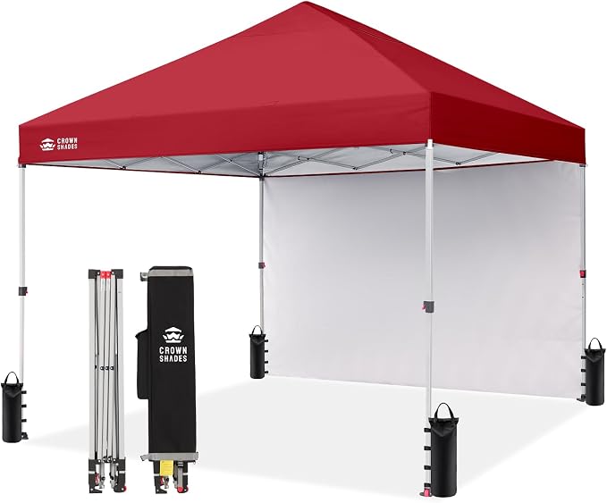CROWN SHADES 8x8 Pop Up Canopy by CrownShades