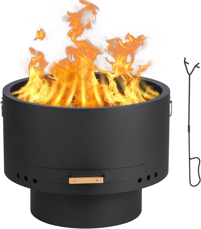 GarveeLife 26 in Smokeless Fire Pit by GarveeLife