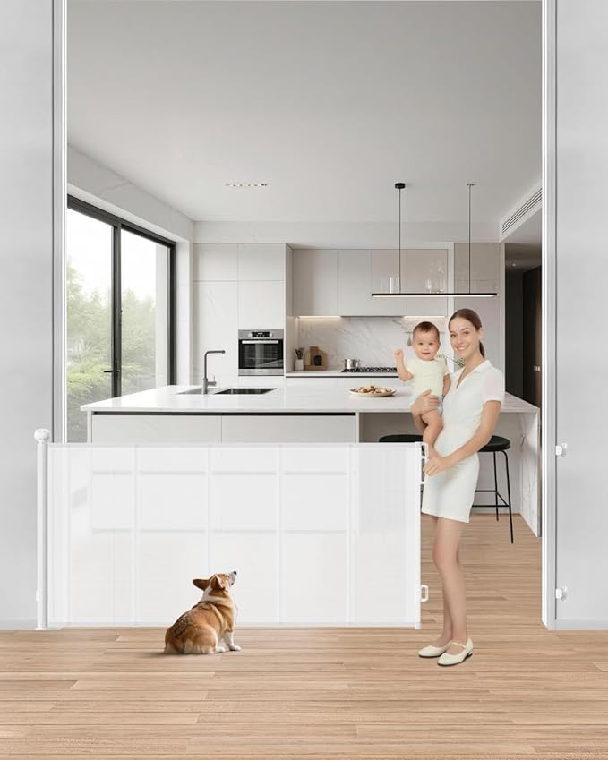 Upgraded Retractable Baby Gate by Unknown