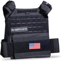 Northgym Adjustable Weighted Vest/Incl. 3D Weight Plates in 14lbs / 20lbs/ by NorthGym
