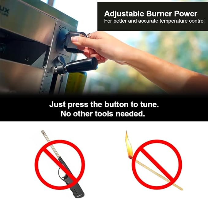 Camplux Propane Infrared Steak Grill, 1600℉ Fast Efficient Heating Outdoor - Image 6