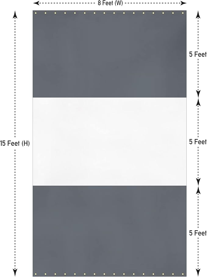 Covers & All Outdoor Clear Panel Curtain, 12 oz Vinyl Outdor Curtains - Image 2