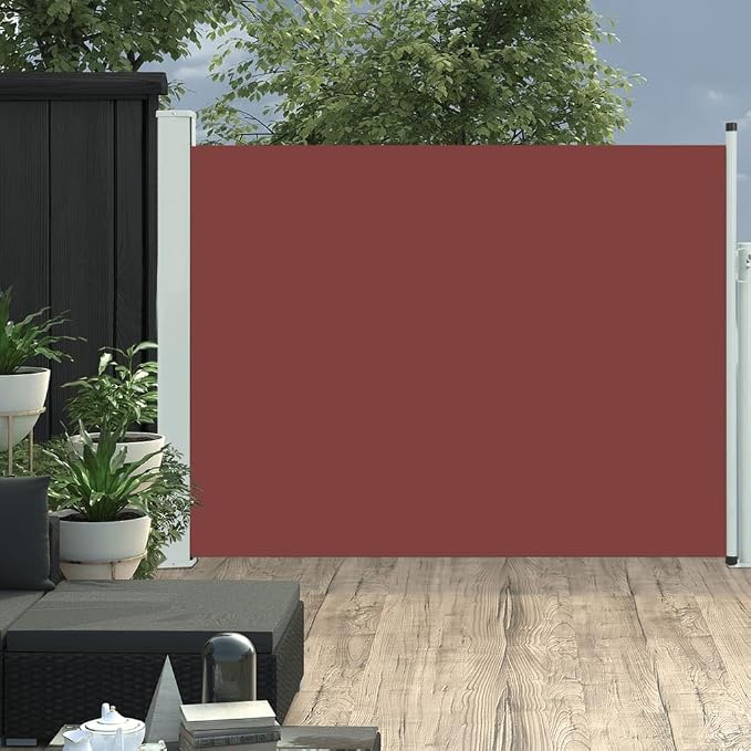 YAFF Patio Retractable Outdoor Folding Privacy Divider, Water & UV Resistant - Image 2