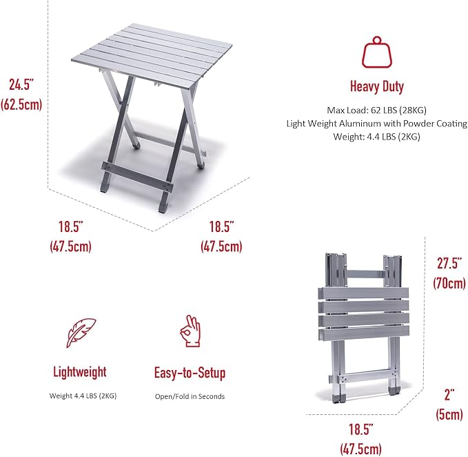 SUNNYFEEL Folding Camping Table - Image 3