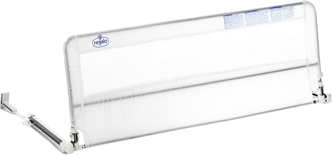 Regalo Hideaway 54-Inch Extra Long Bed Rail Guard, by Regalo