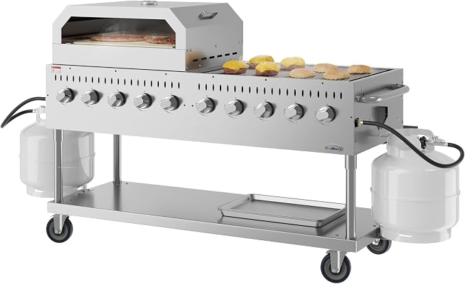 KoolMore 72 in. Commercial Outdoor Propane Gas Grill - Image 2