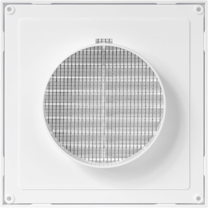 White 4" Inch Ventilation Grille - Image 3