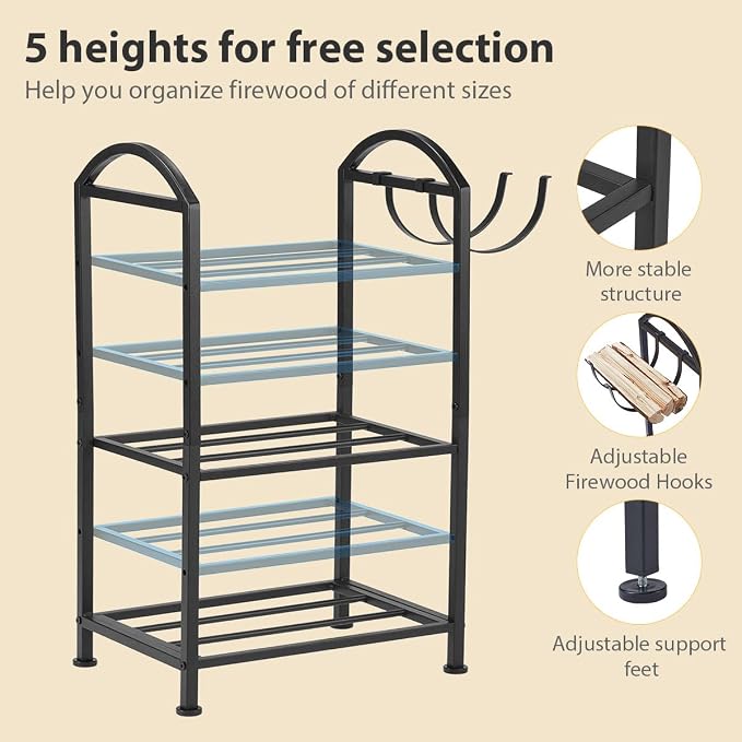 Firewood Rack Outdoor and Indoor, Fire wood Storage Racks - Image 3