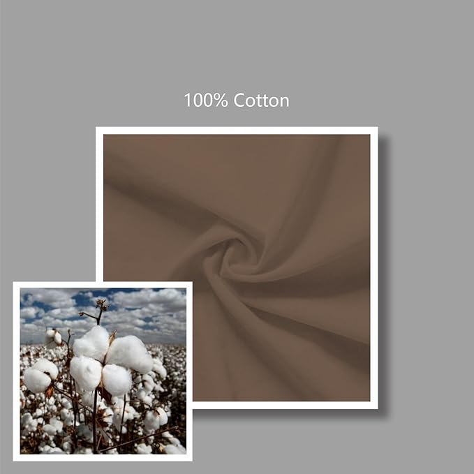 TOPDesign 24-Pack Economical 16"x15" Brown Cotton Tote Bag, Lightweight Medium - Image 7