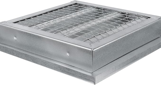 Vent Systems 8" x 8" Inch Galvanized Steel Industrial Air Return Grille - Image 9