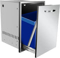 Outdoor Kitchen Drawers, Box Frame Style Flush Mount BBQ Drawer w/Stainless by OLIPIC