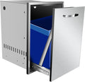 Outdoor Kitchen Stainless Steel Triple Access BBQ Drawers by OLIPIC