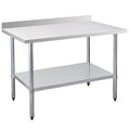 Stainless Steel Work Table 30 x 48 Inch, NSF Commercial Prep Table by OKEYOLIVE