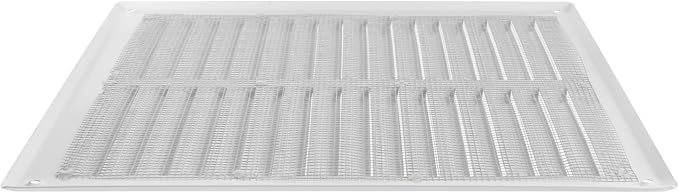 Square Ventilation Grille / 10" x 10" Inch Inside Measurement/White Metal Air - Image 6