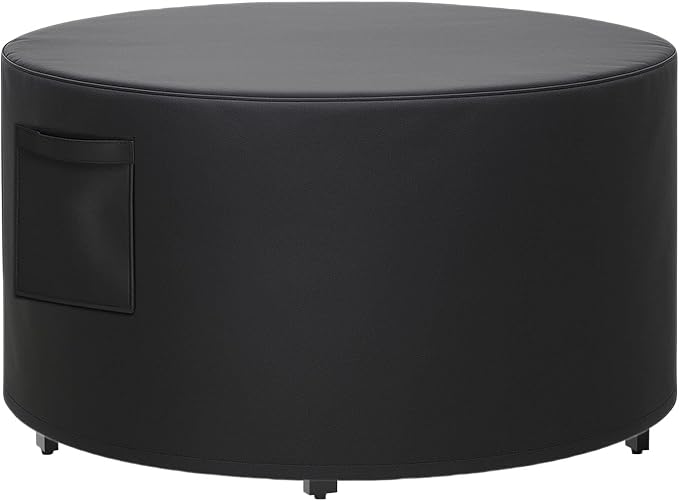 50" Dia X 24" H Fire Pit Round Cover, Outdoor Firepit Cover by GUARDIANOFOUTDOORBARBECUE