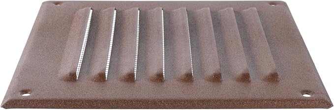 Square Ventilation Grille / 5" x 5" Inch Inside Measurement/Brown Metal Air - Image 6