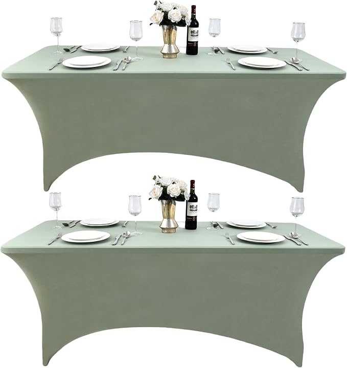 121 2-Pack 6ft Spandex Table Covers by Unknown