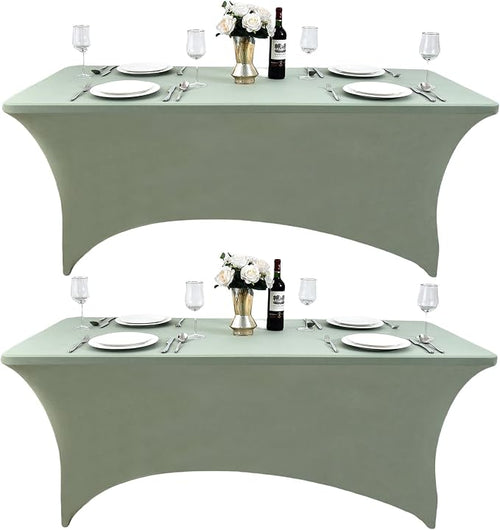 121 2-Pack 6ft Spandex Table Covers by Unknown