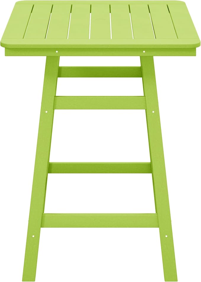 Costaelm Outdoor Bar Table, Patio Bistro Dining Pub Table - Image 4