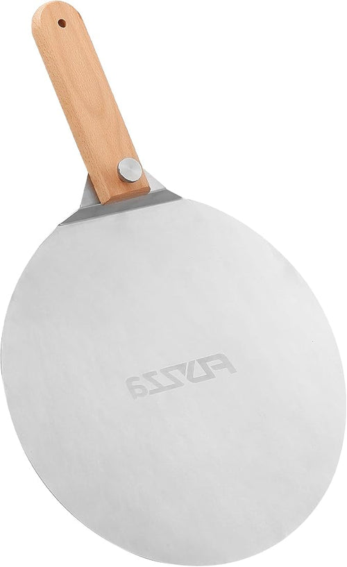 12 inch Stainless Pizza Peel for Large Oven, Pizza Spatula by FLYZZA