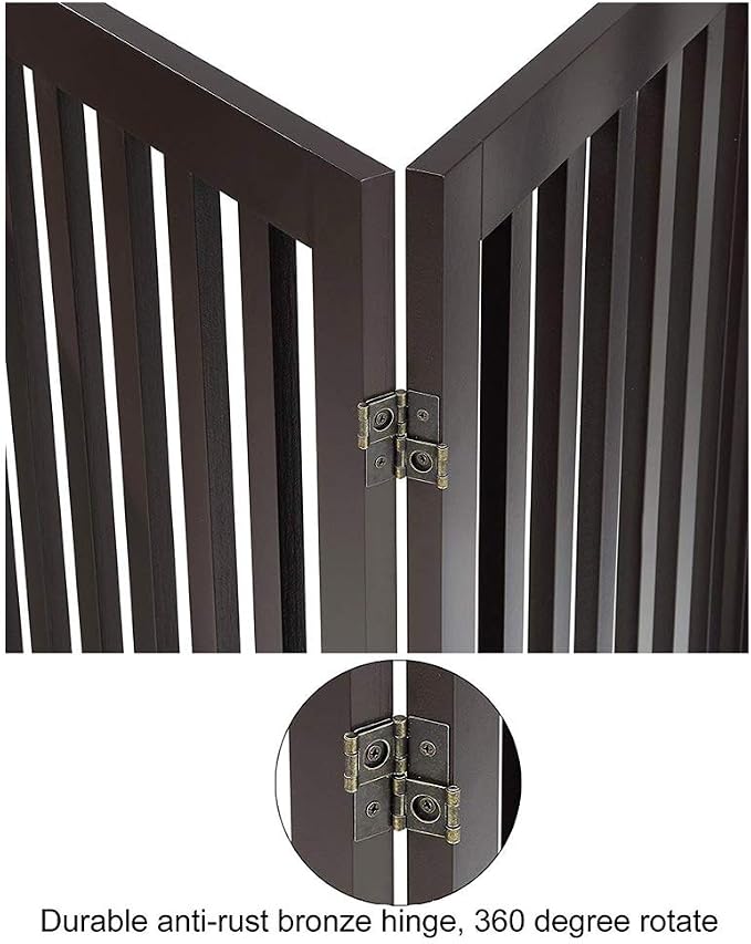unipaws 24" H Free Standing Pet Gate - Image 7