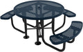COATEDOUTDOORFURNITURE Heavy-Duty Portable Outdoor Picnic Table by CoatedOutdoorFurniture