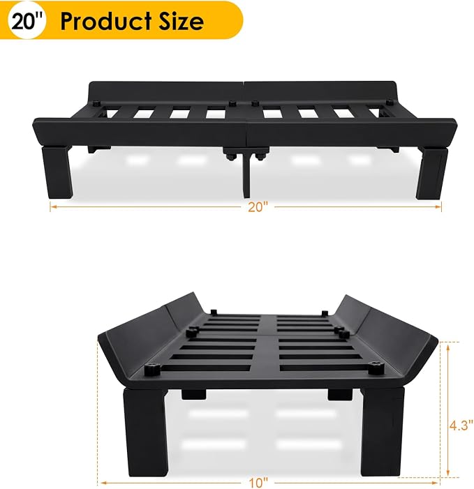 STBoo Fireplace Grate 20inch - Image 4