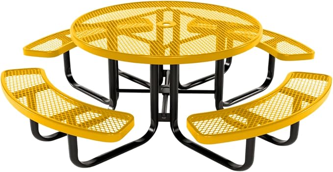 COATEDOUTDOORFURNITURE Heavy-Duty Portable Outdoor Kids Table by CoatedOutdoorFurniture
