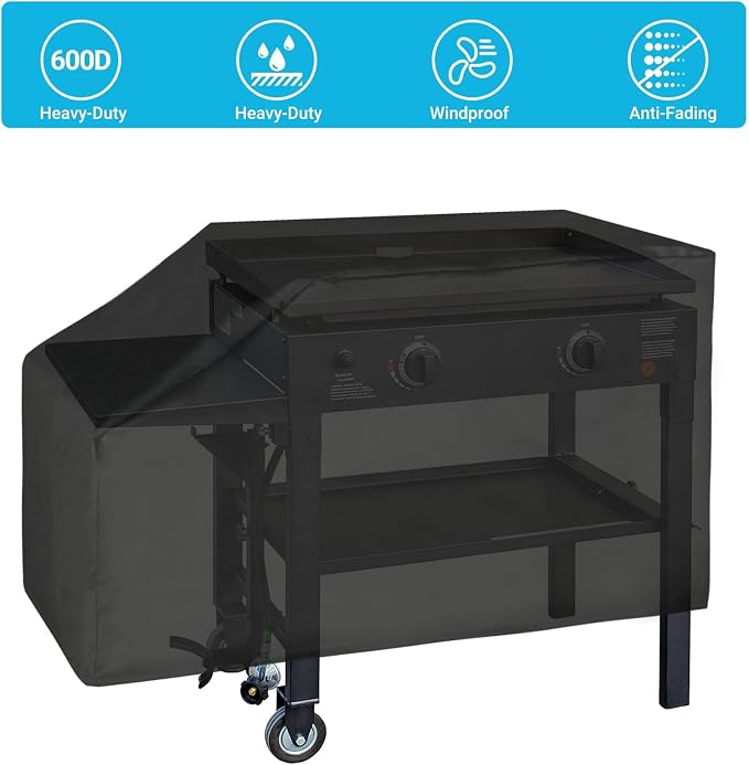Stanbroil 28" Griddle Cover for Blackstone 2 Burner Grills, 600D Heavy Duty - Image 6