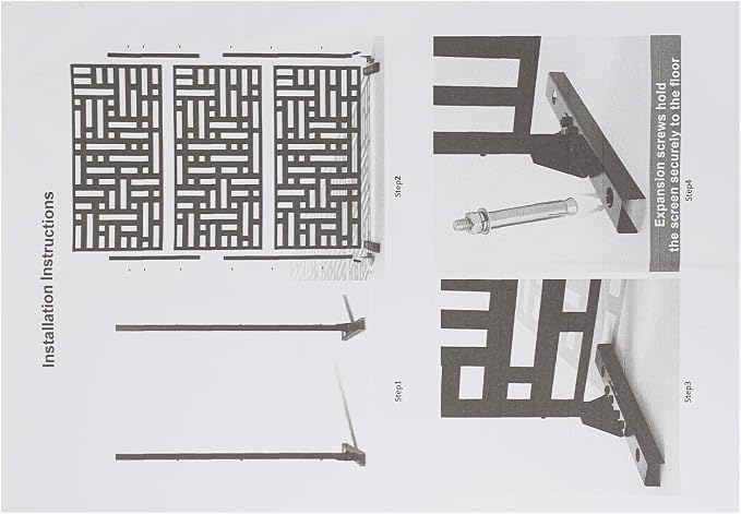 75" H×35" W Decorative Outdoor Privacy Screen - Image 9