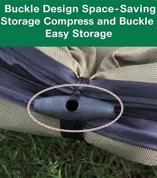 Collapsible Trash Can Outdoor Storage Bag, 10 Gallon Portable Leaf Garbage Bin - Image 6