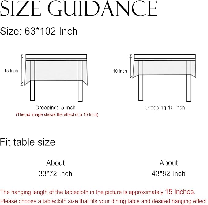 ISAENNE Designer Floral Long Rectangle Tablecloth, French Linen Light Beige - Image 7