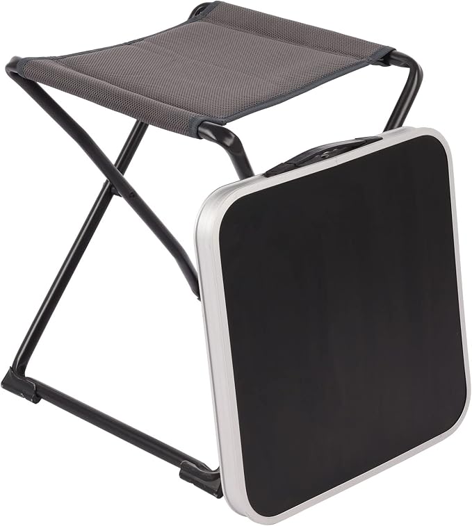 SUNNYFEEL 3 in 1 Folding Camping Table and Stool, Lightweight Up to 300 LBS by SunnyFeelCamping
