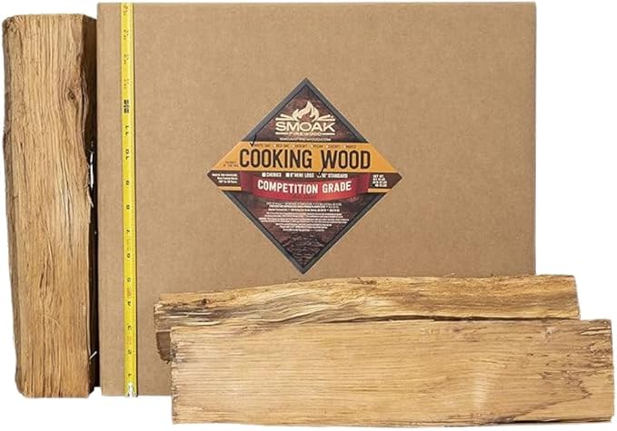 Smoak Firewood 16inch Length Premium USDA Certified Kiln Dried Cooking Wood & - Image 2