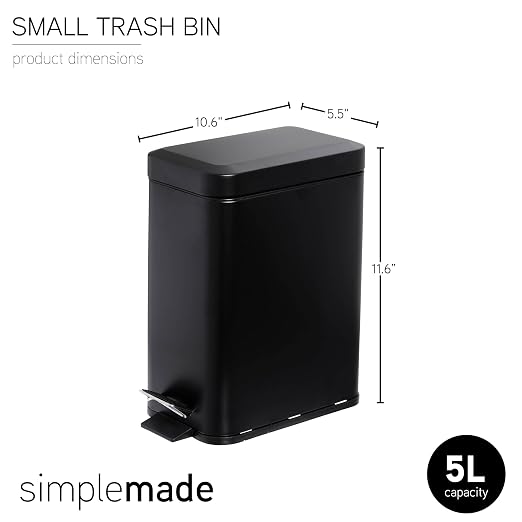 SIMPLEMADE Rectangle Step Trash Can - Image 6