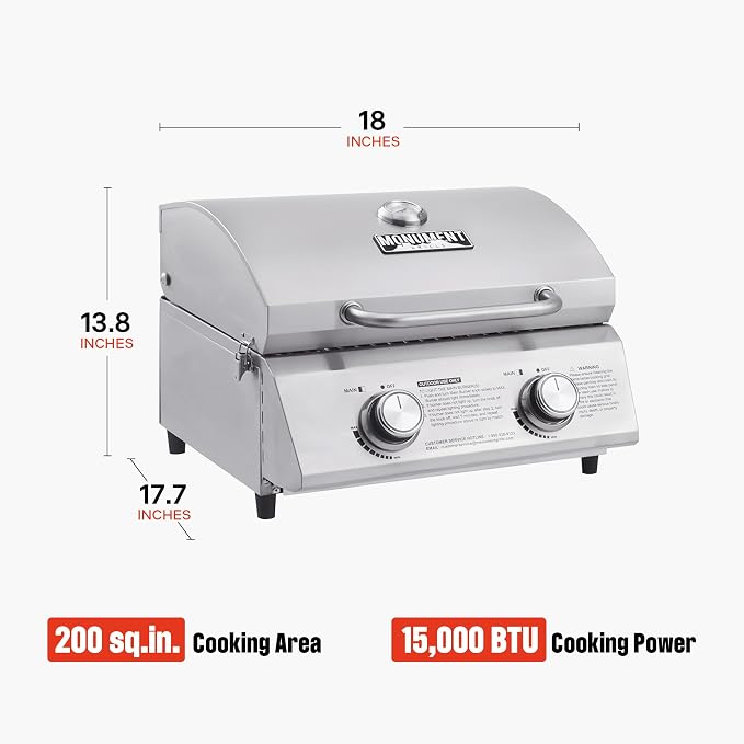 Monument Grills Tabletop Propane Gas Grill - Image 3