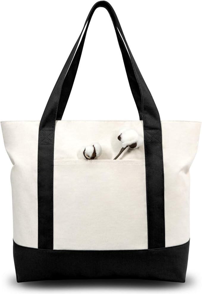 TOPDesign 30-Pack Canvas Tote Bags by TOPDesign