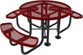 COATEDOUTDOORFURNITURE Heavy-Duty Portable Outdoor Picnic Table by CoatedOutdoorFurniture