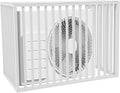White Air Conditioner Fence by TFCFL